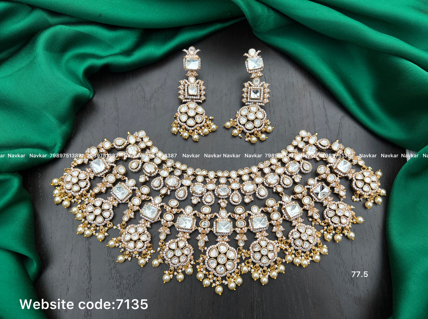 Mossonite necklace