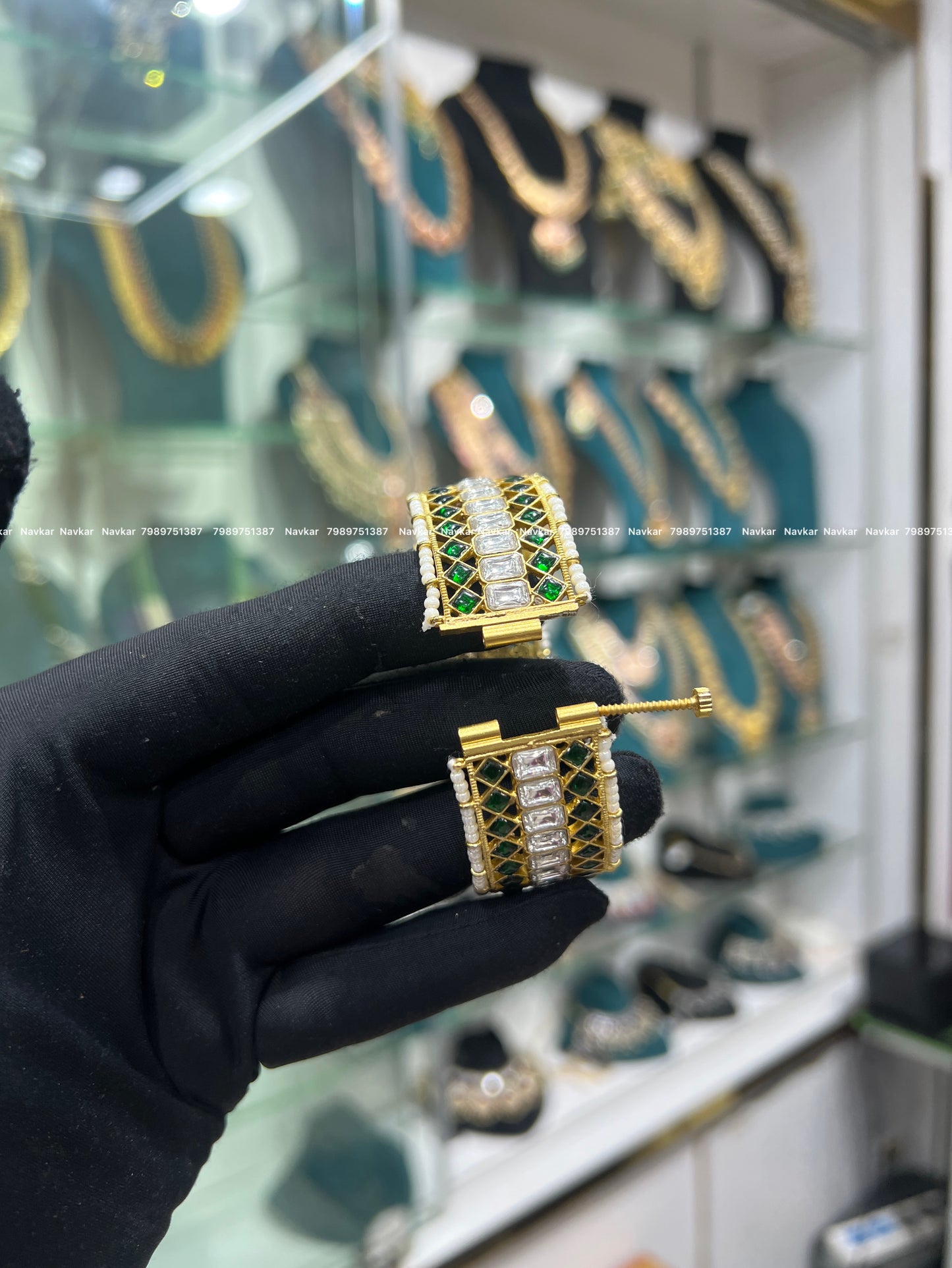 Kundan bangle