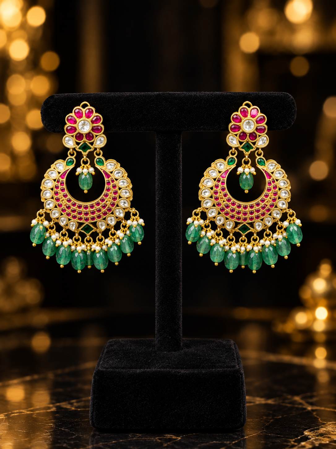Kundan earring
