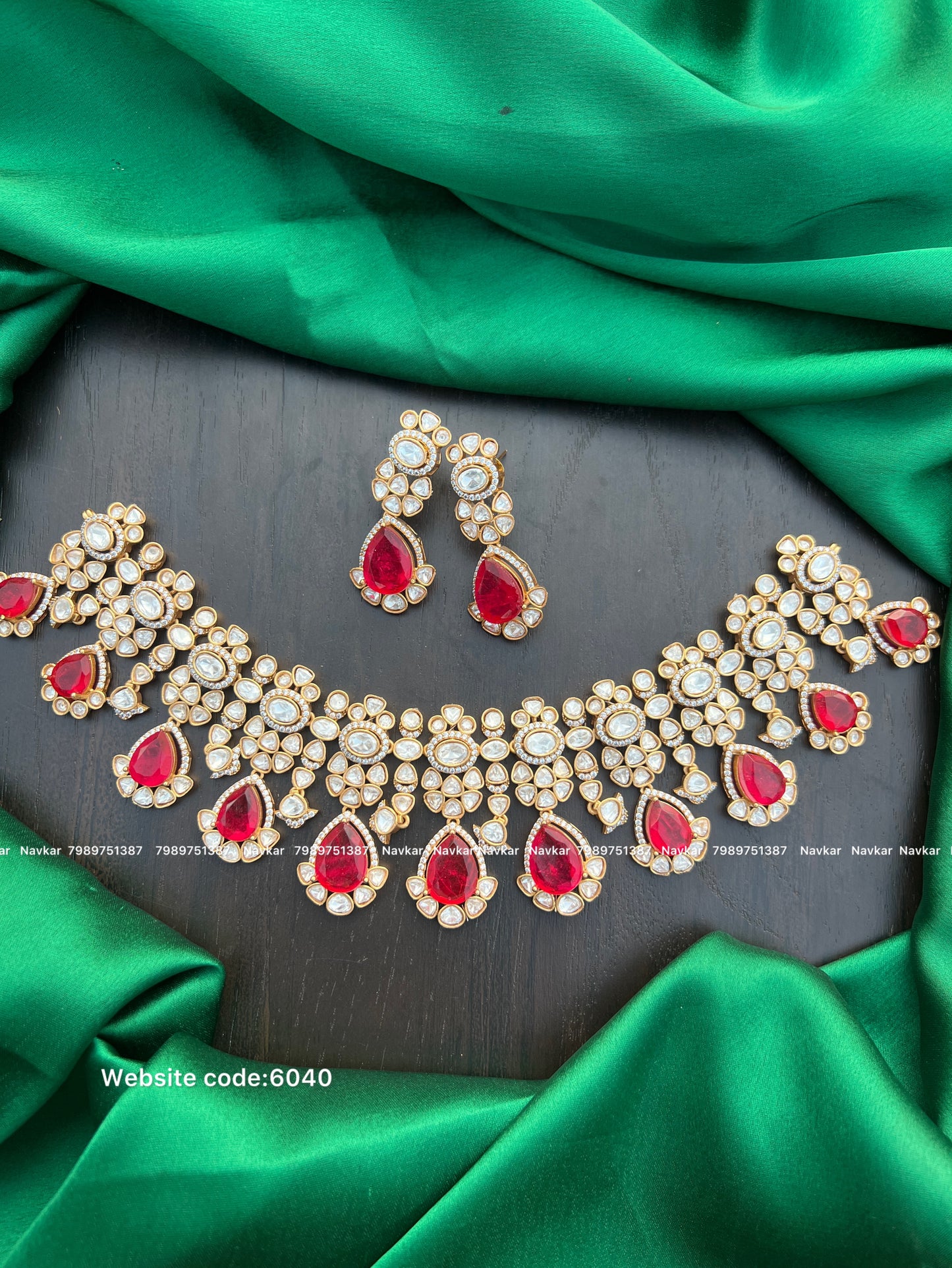 Mossonite necklace