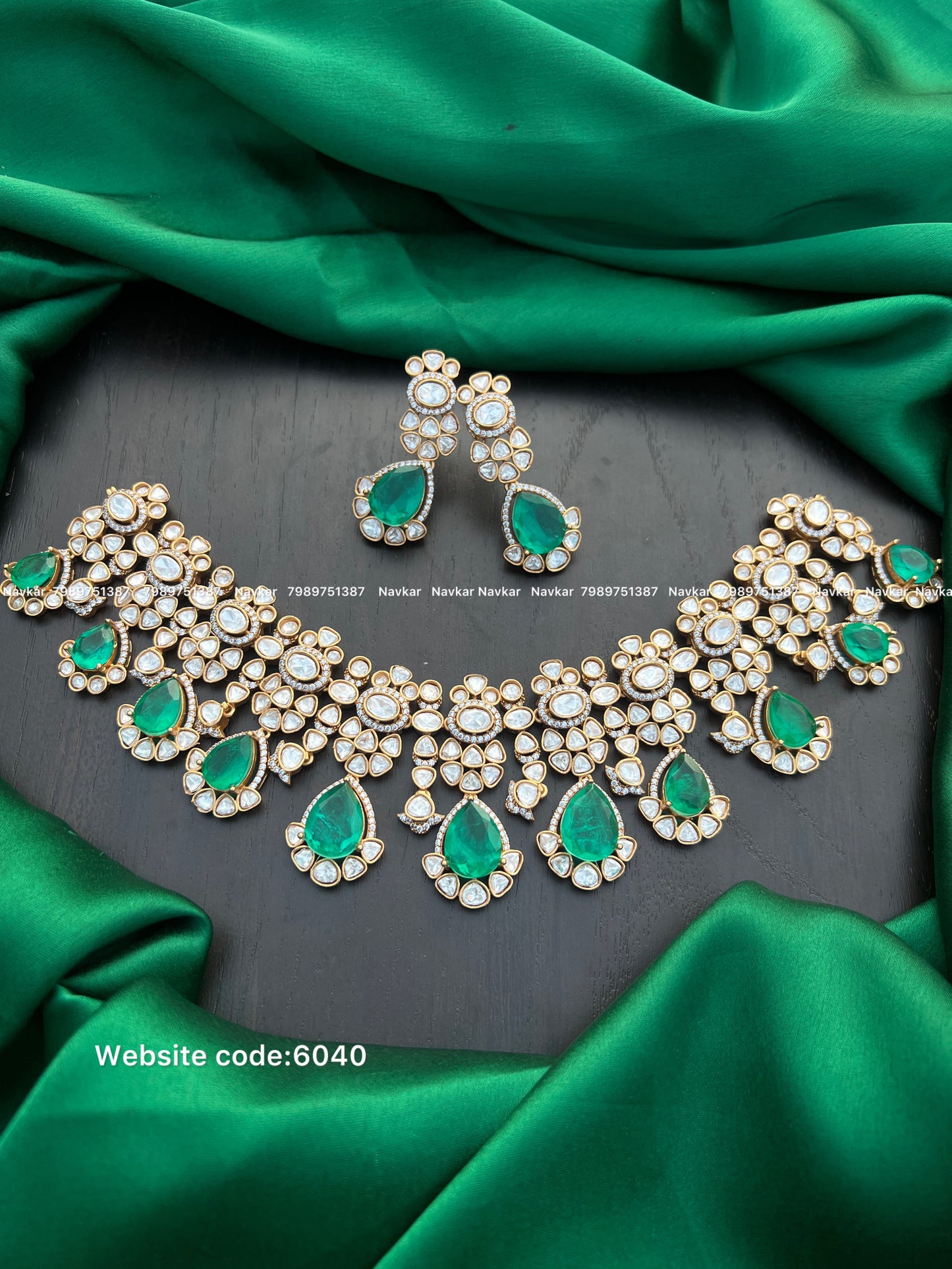 Mossonite necklace