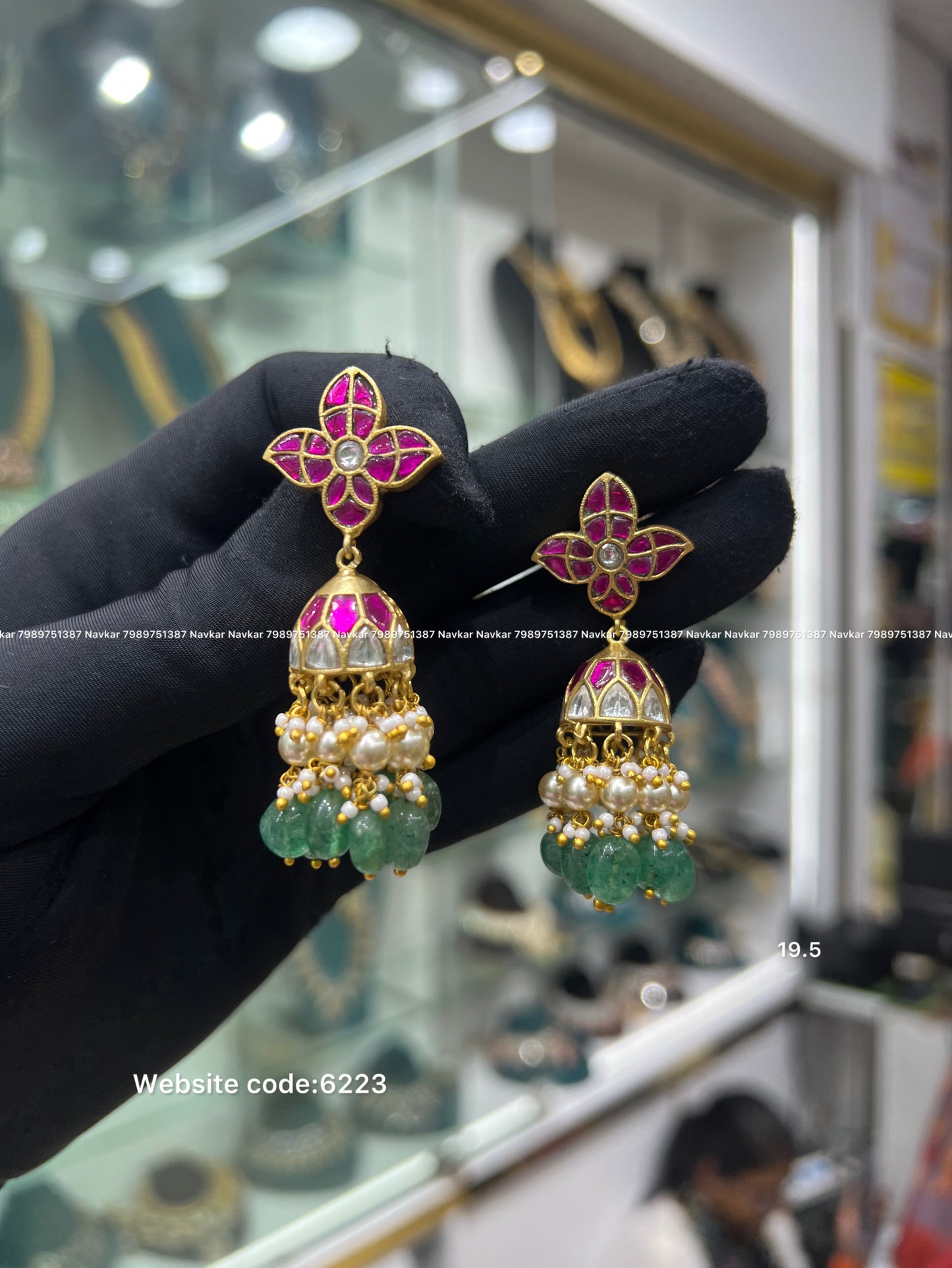 Kundan earring