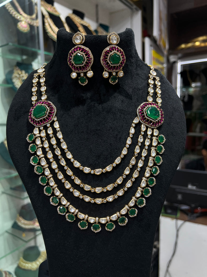 Mossonite necklace