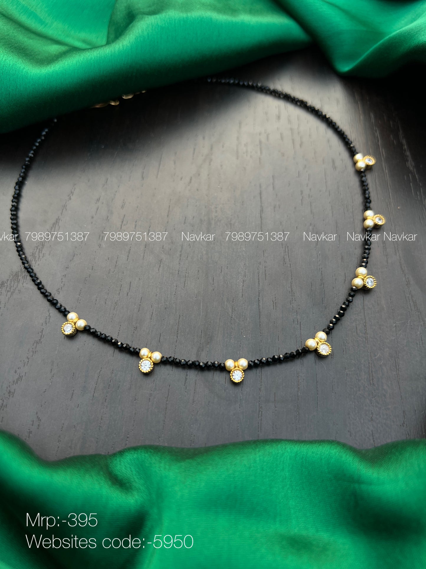 Black beads