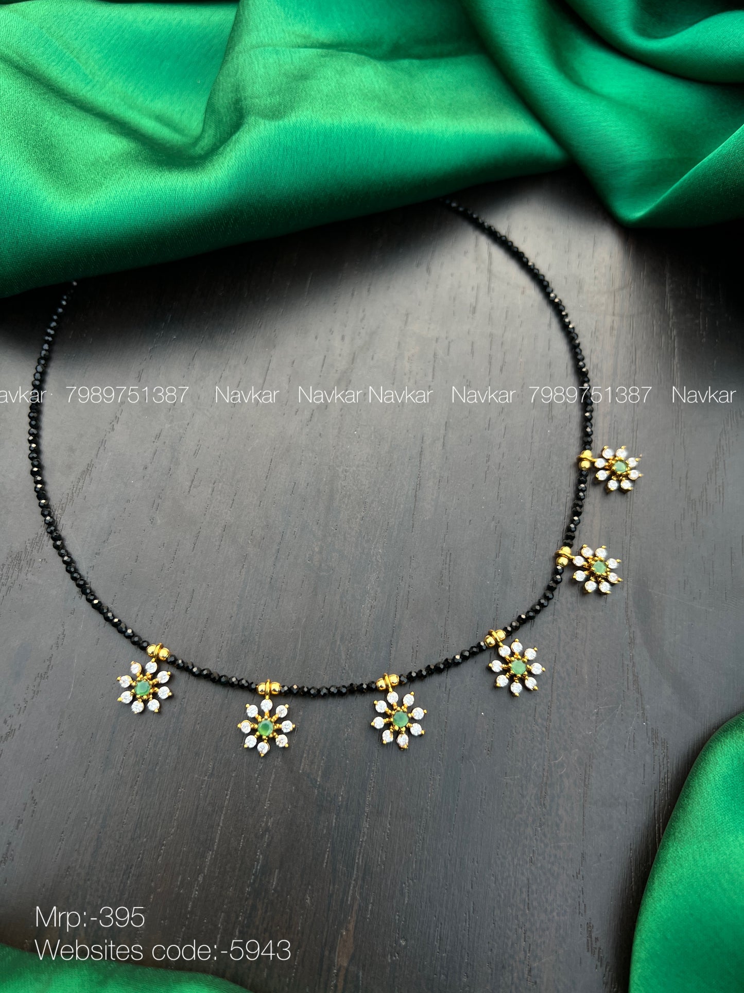 Black beads