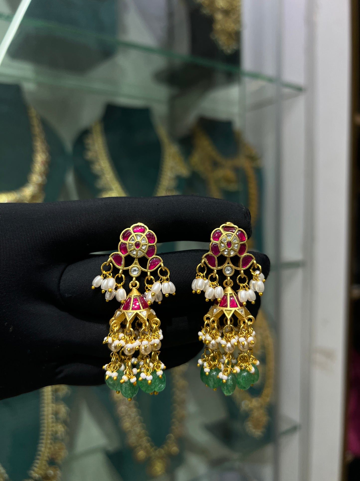 Kundan earrings