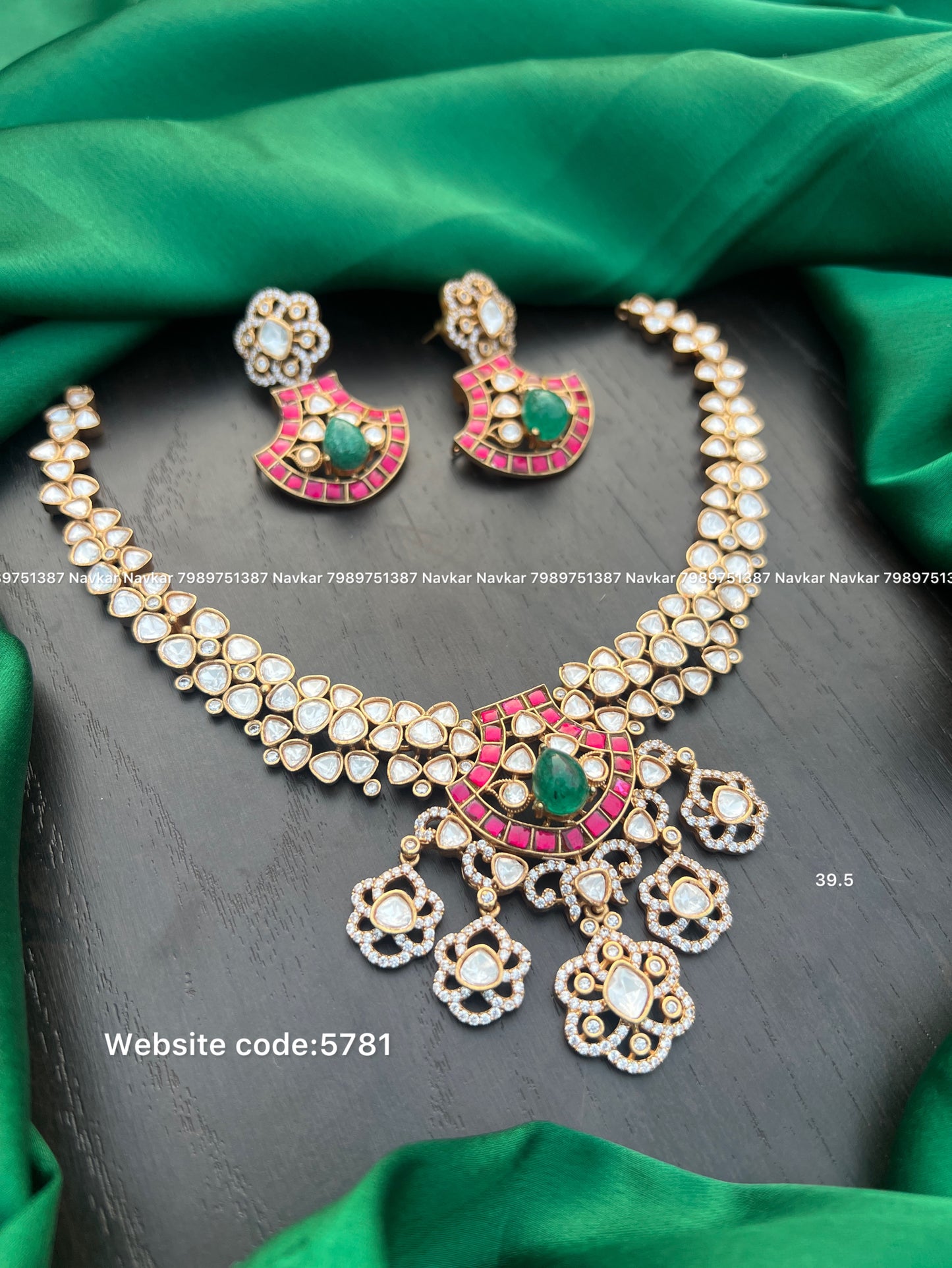 Mossonite necklace