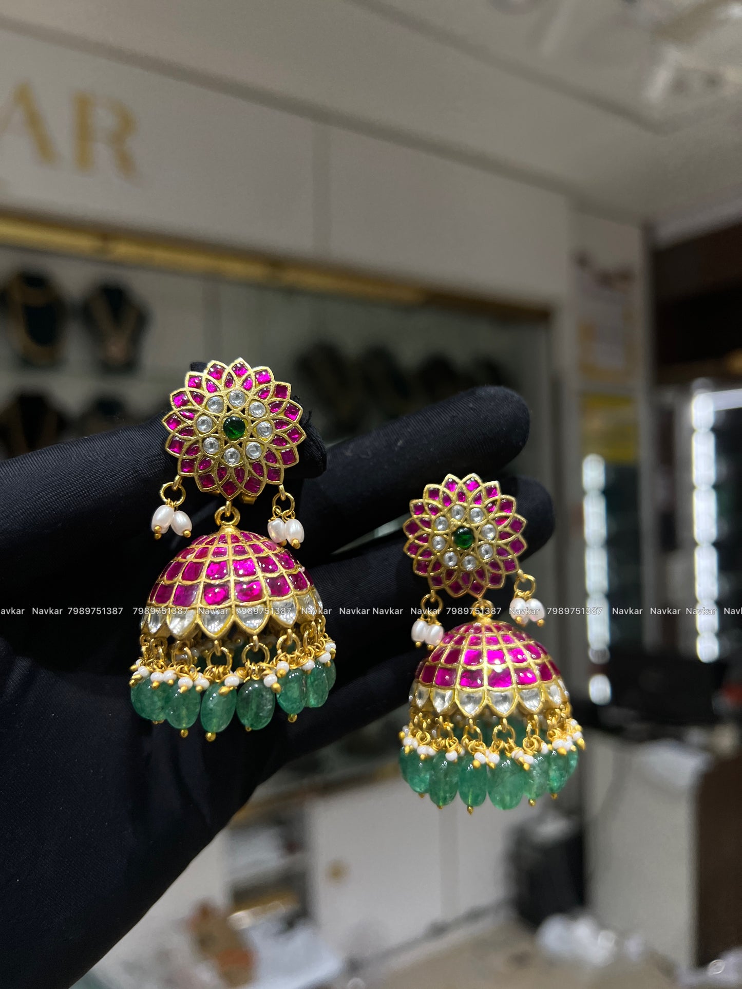 Kundan earring