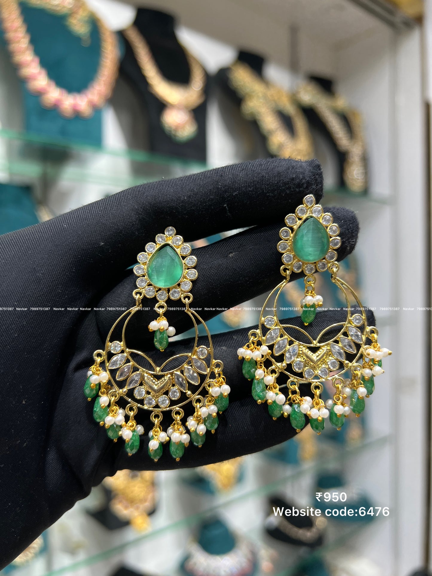 Mossonite earring