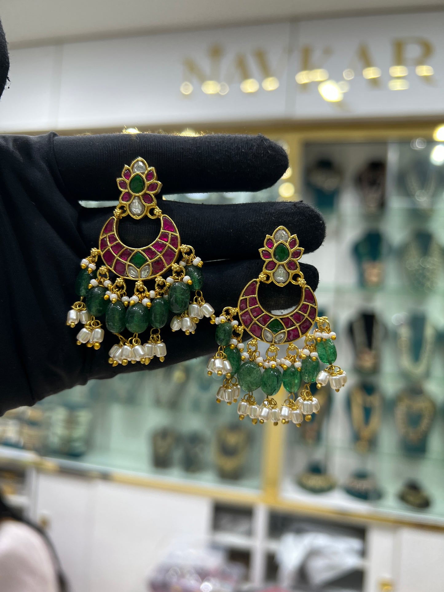 Kundan earring