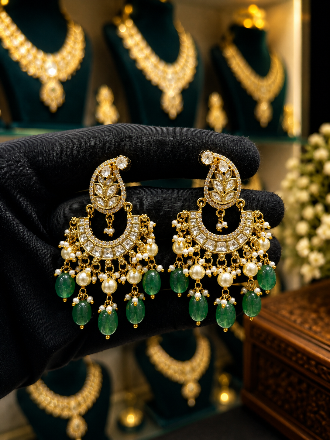 Kundan earring