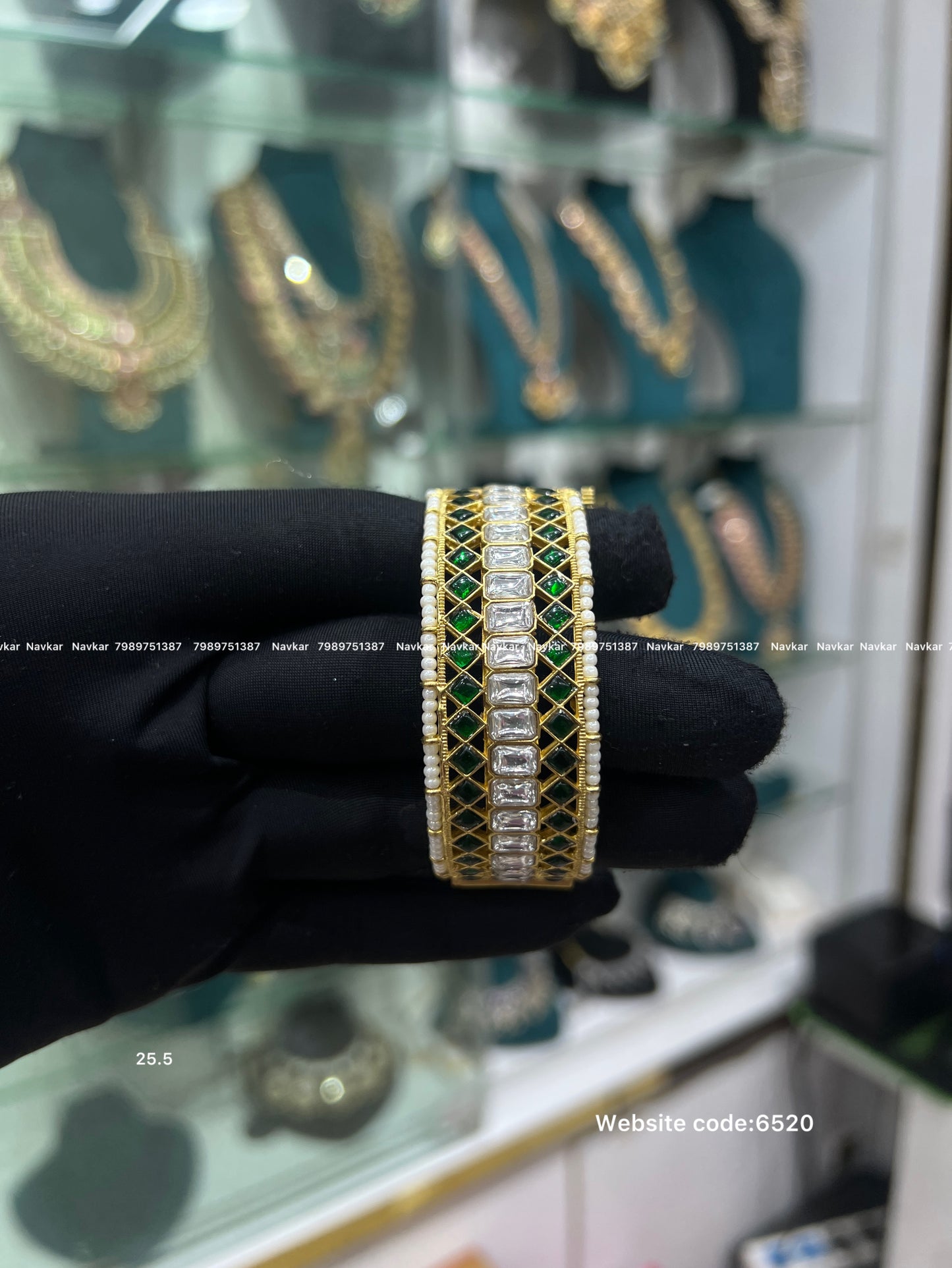 Kundan bangle