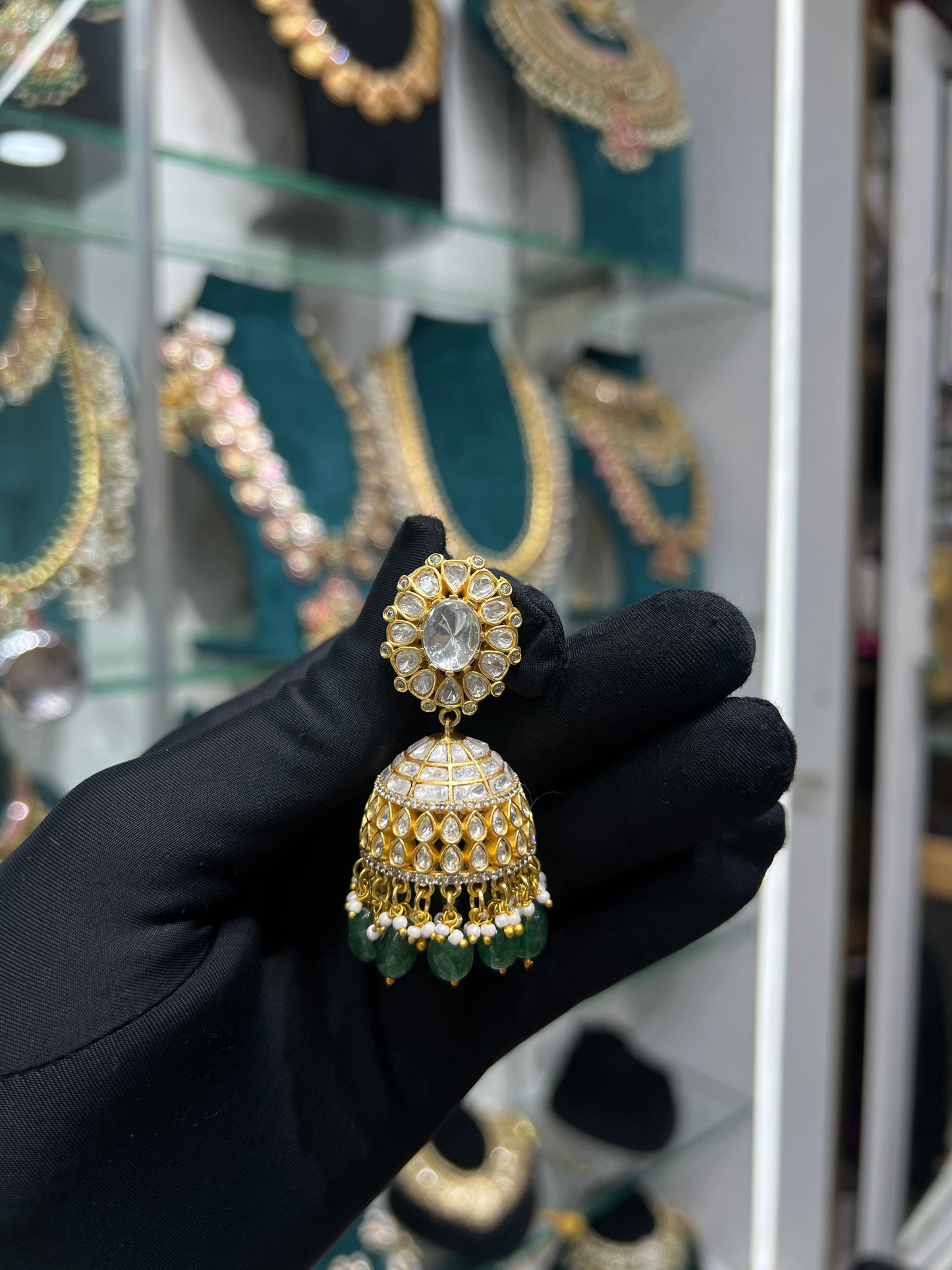 Mossonite earring