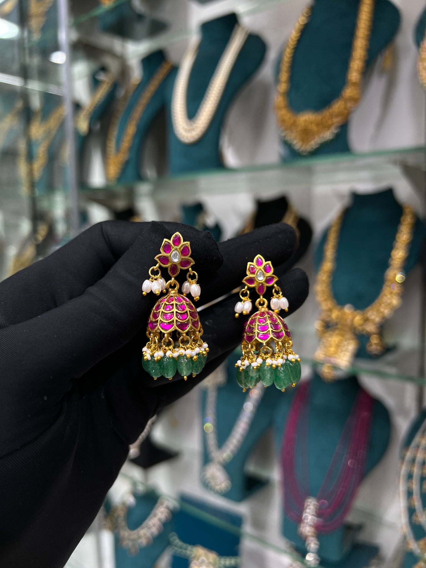 Kundan earrings