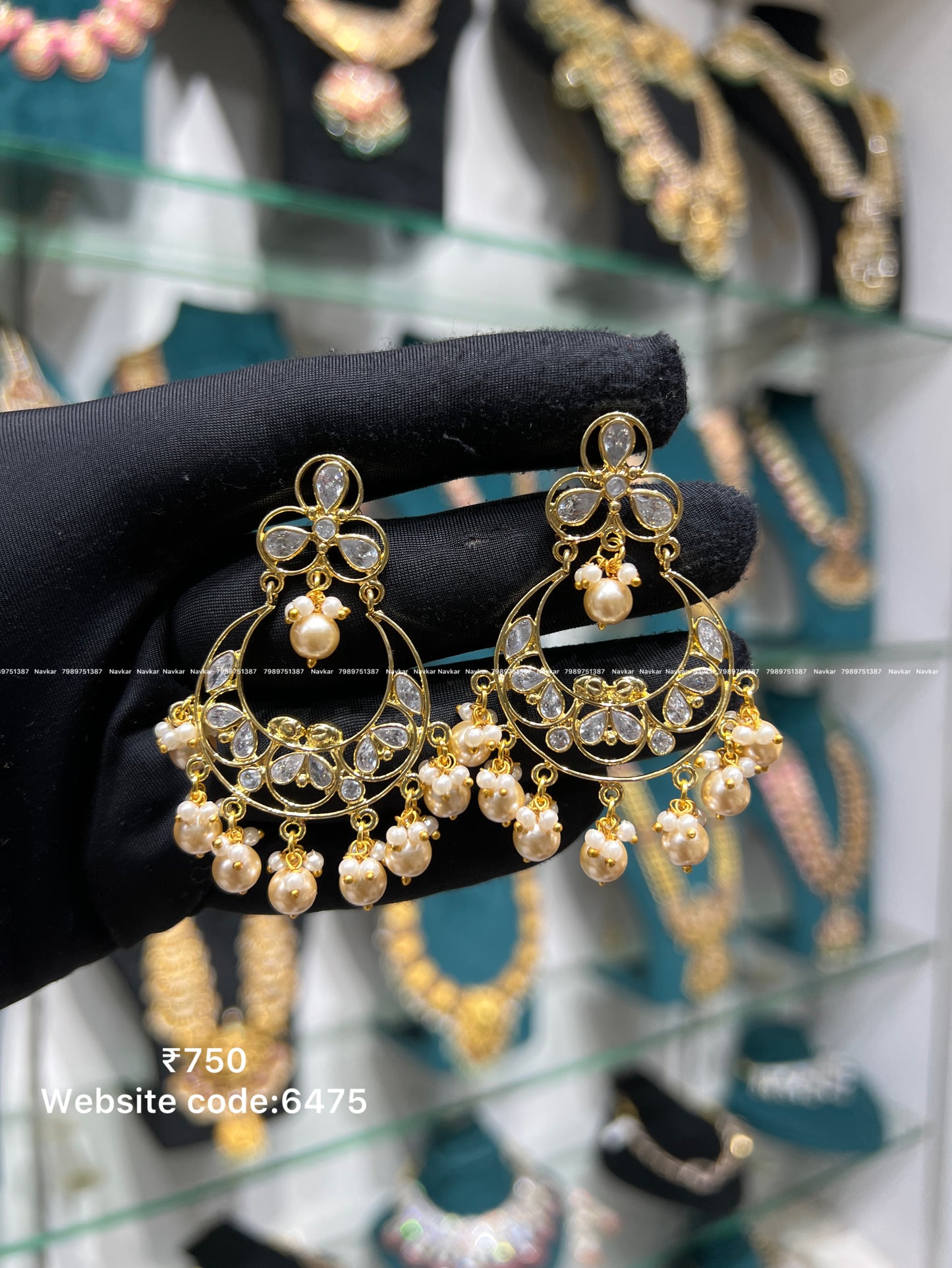 Mossonite earring