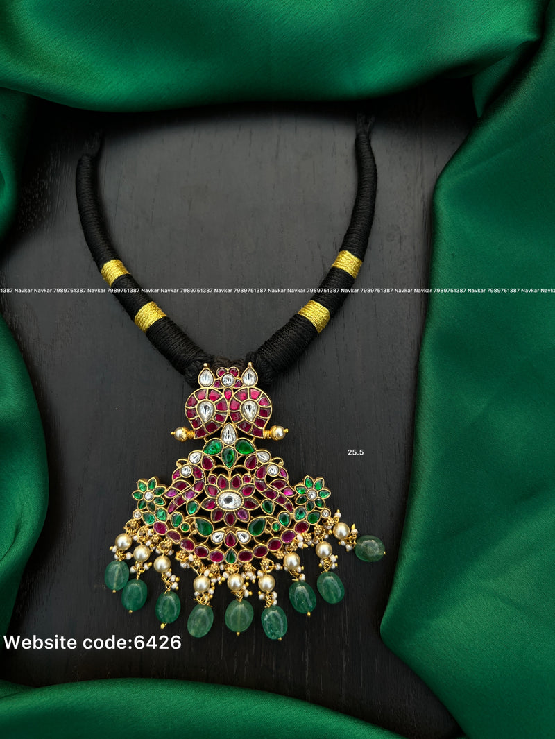 Kundan black thread