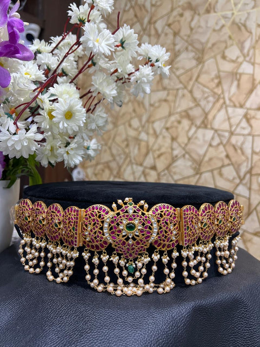 Kundan hip belt