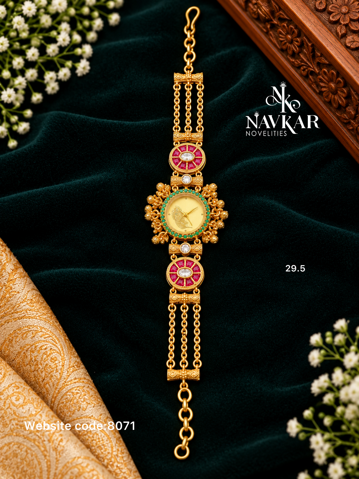 Kundan Nagshi Watch