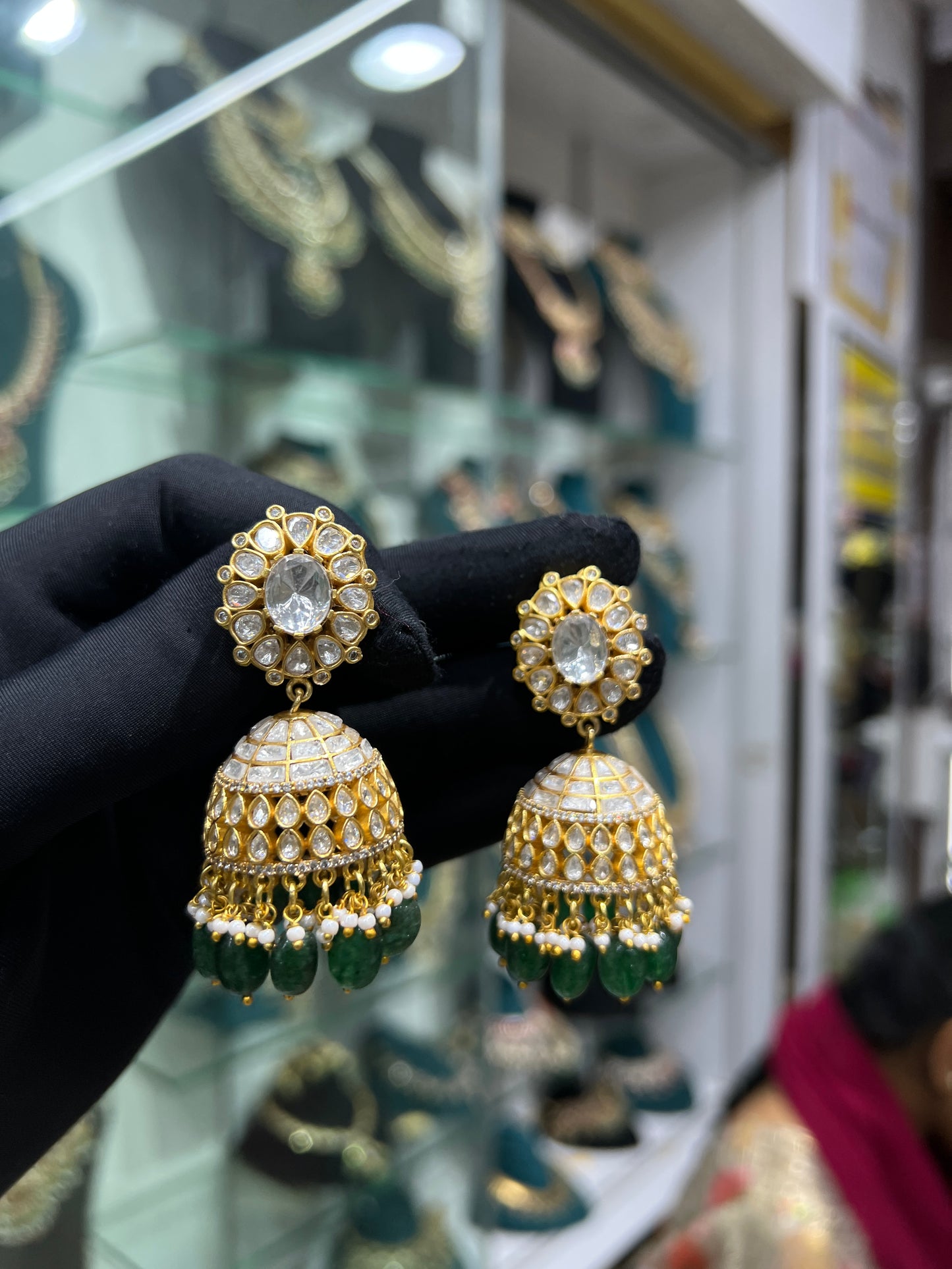 Mossonite earring
