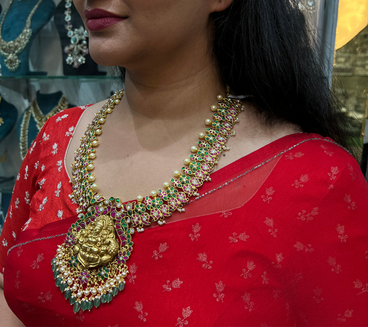 Kundan lakshmi Devi necklace
