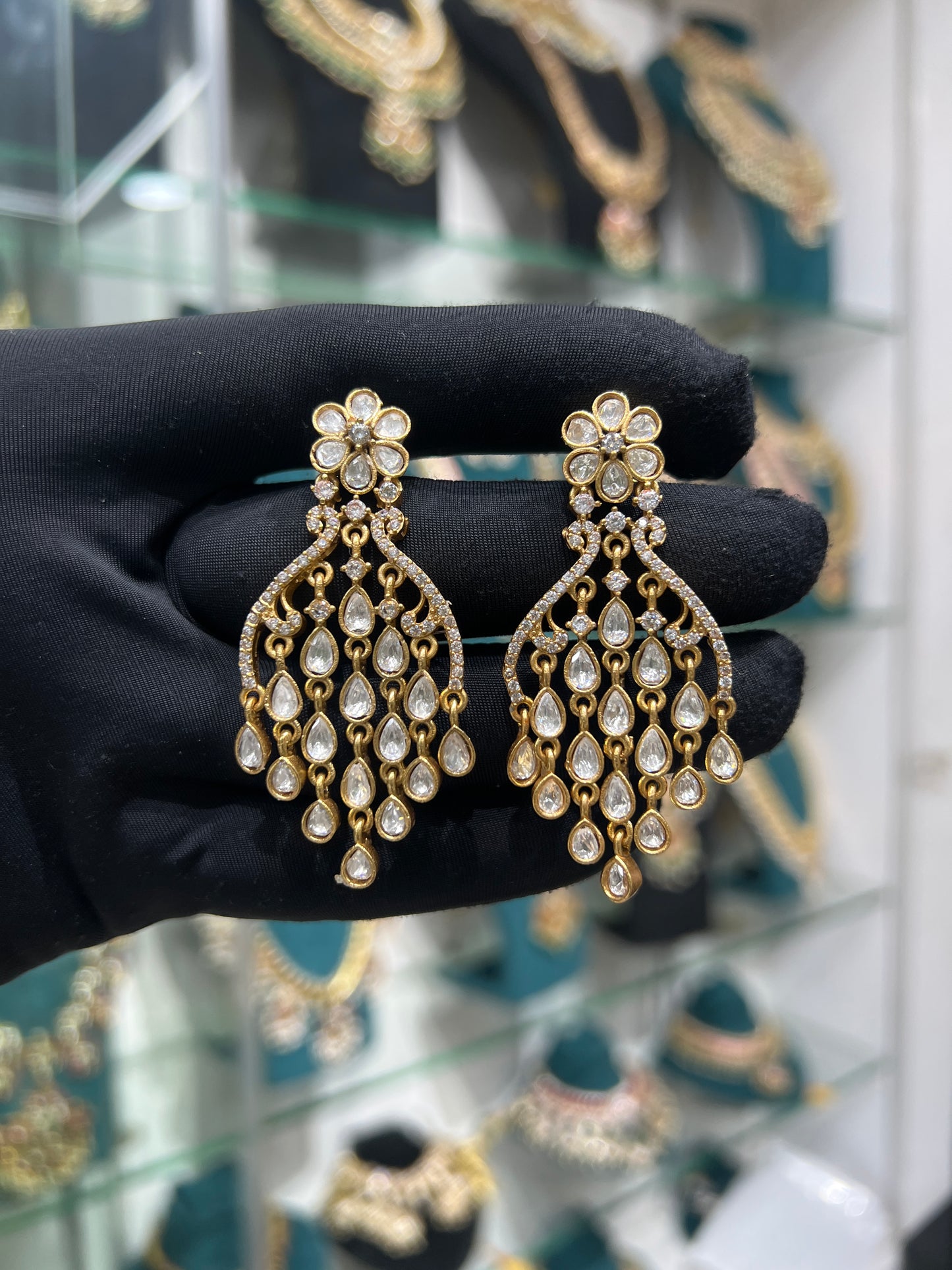 Mossonite earring