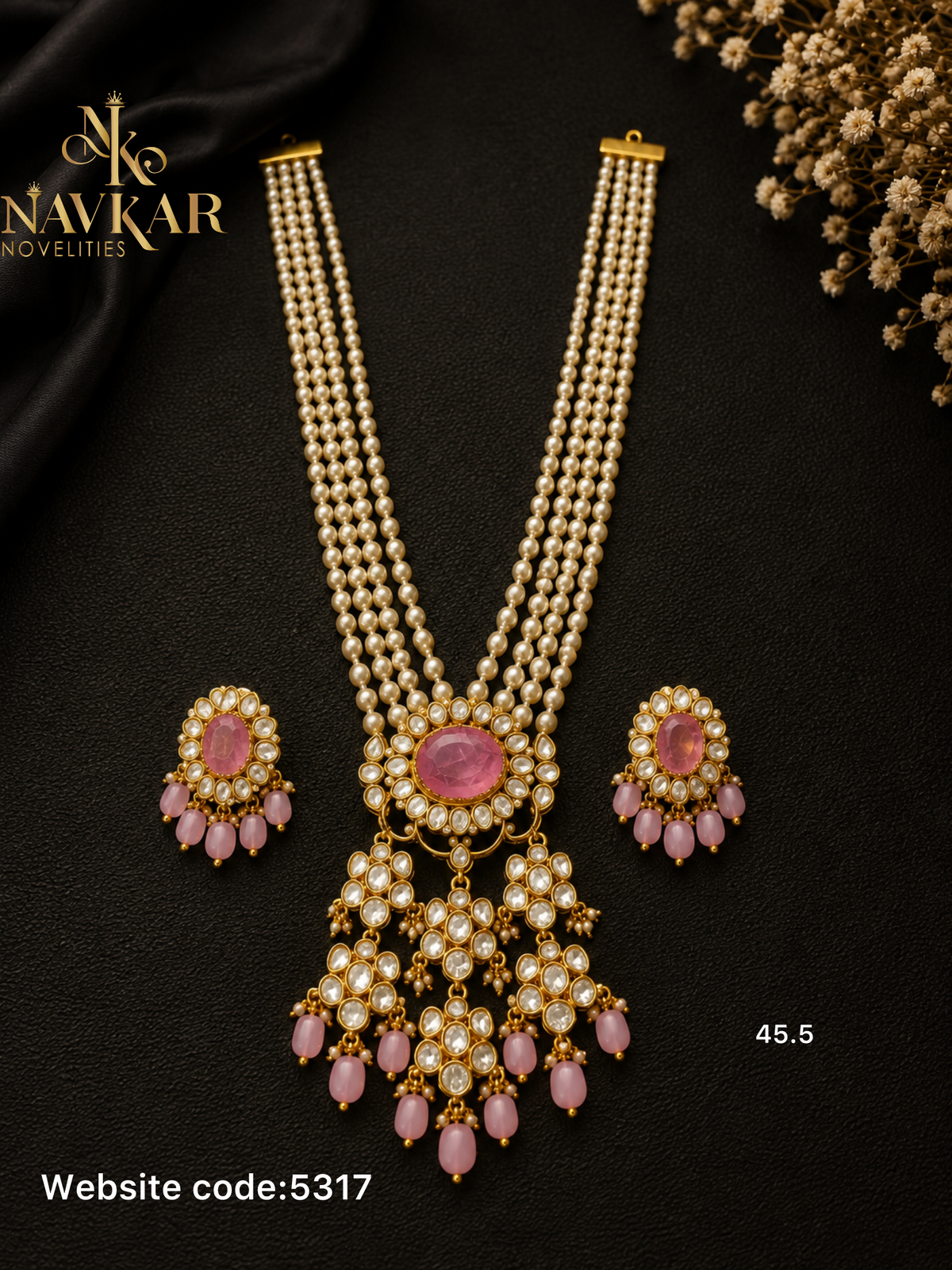 Mossonite haram and earrings