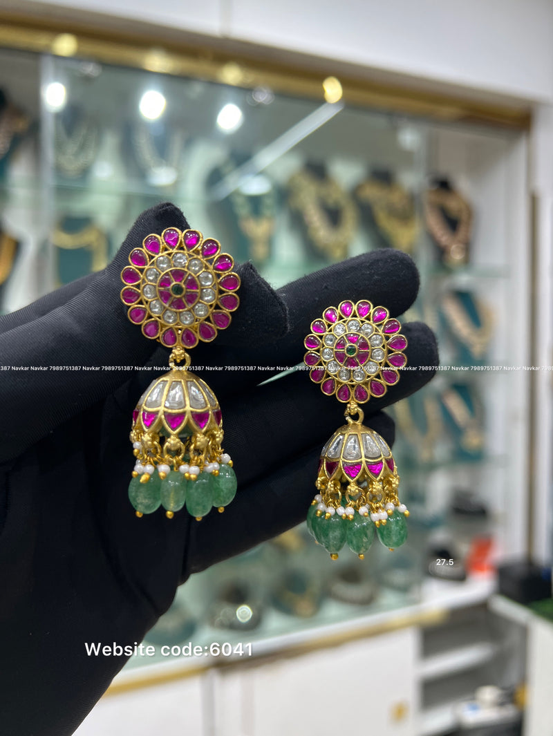 Kundan earring
