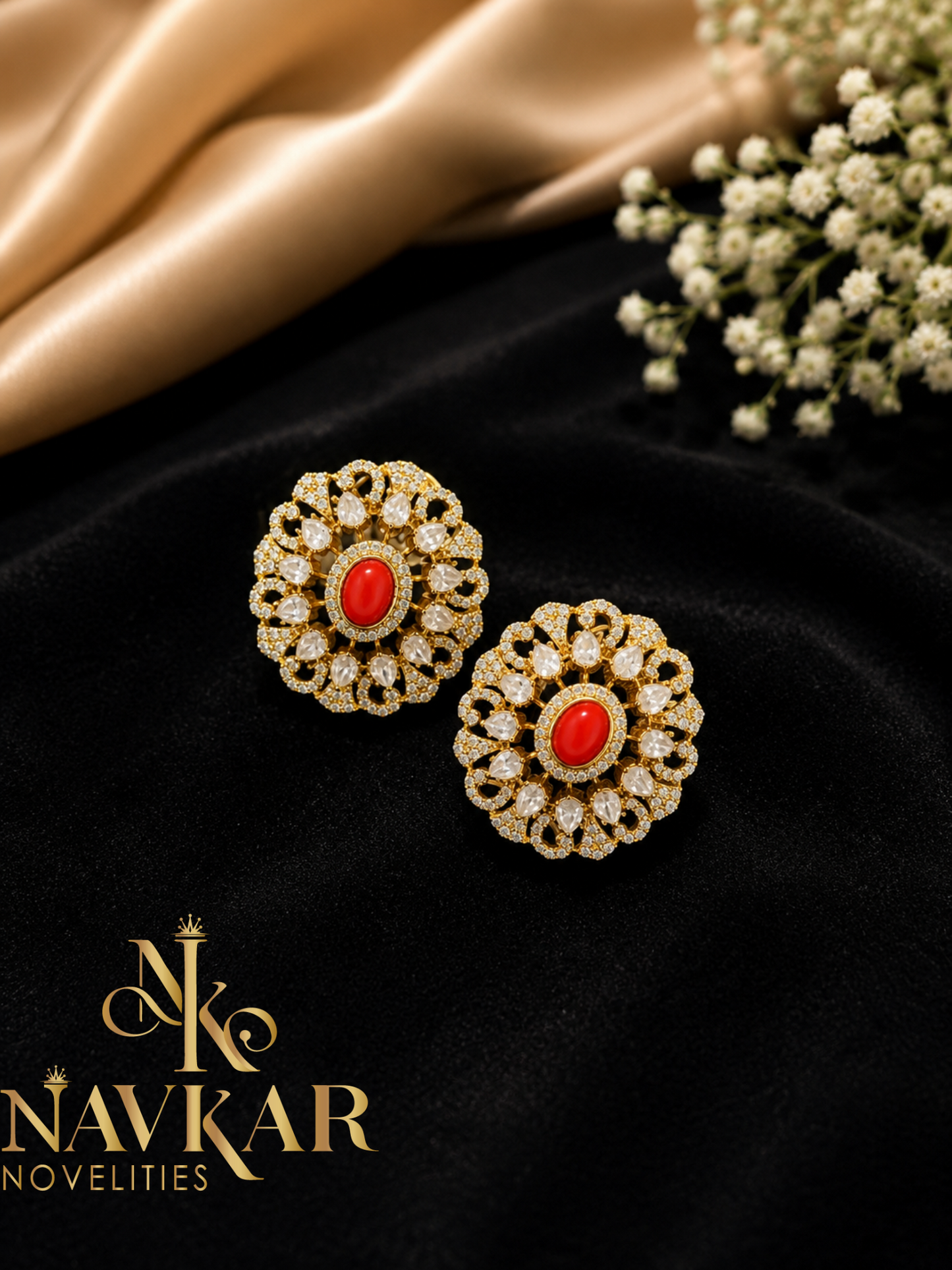 Mossonite earring