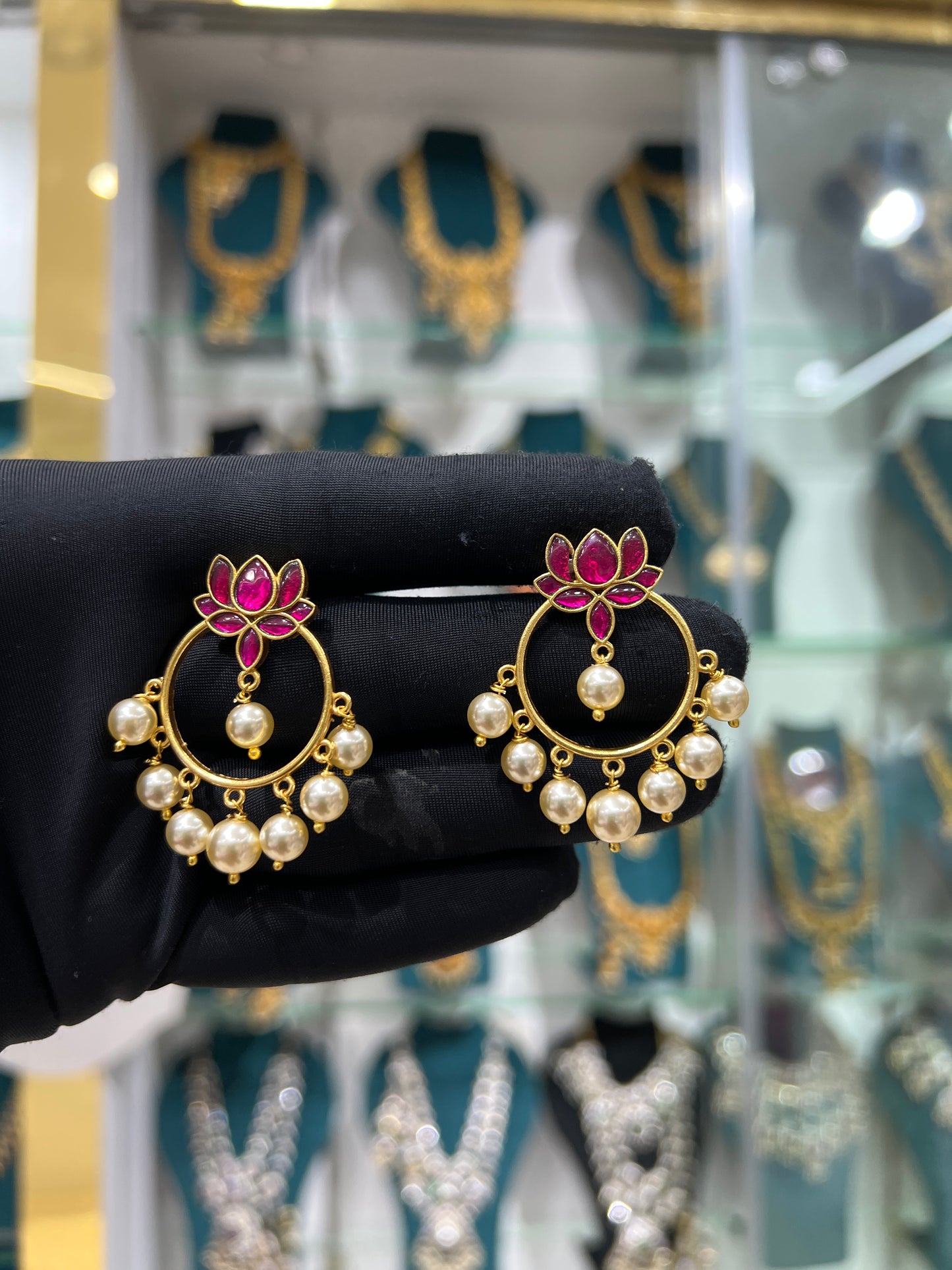 Kundan earrings