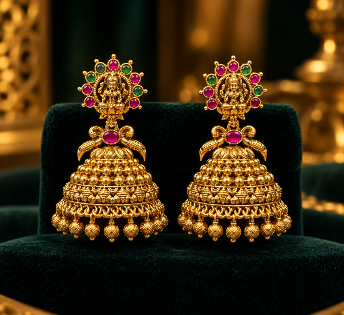 Kundan Nagshi earring
