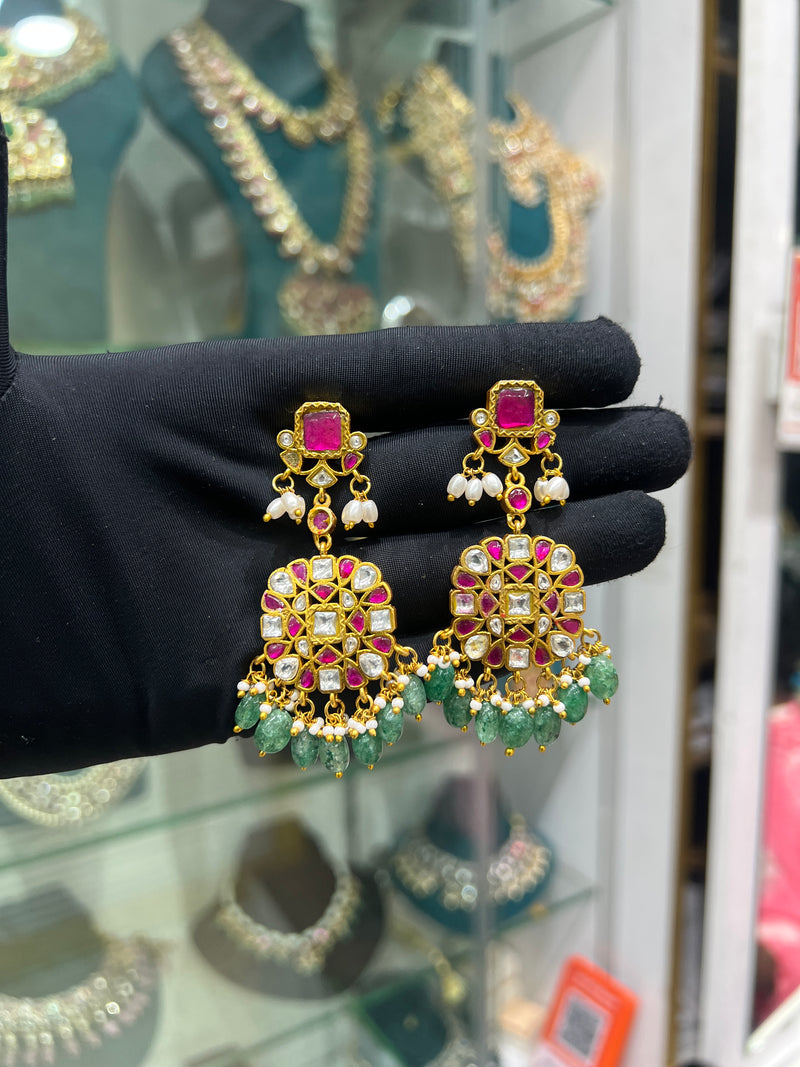 Kundan earrings