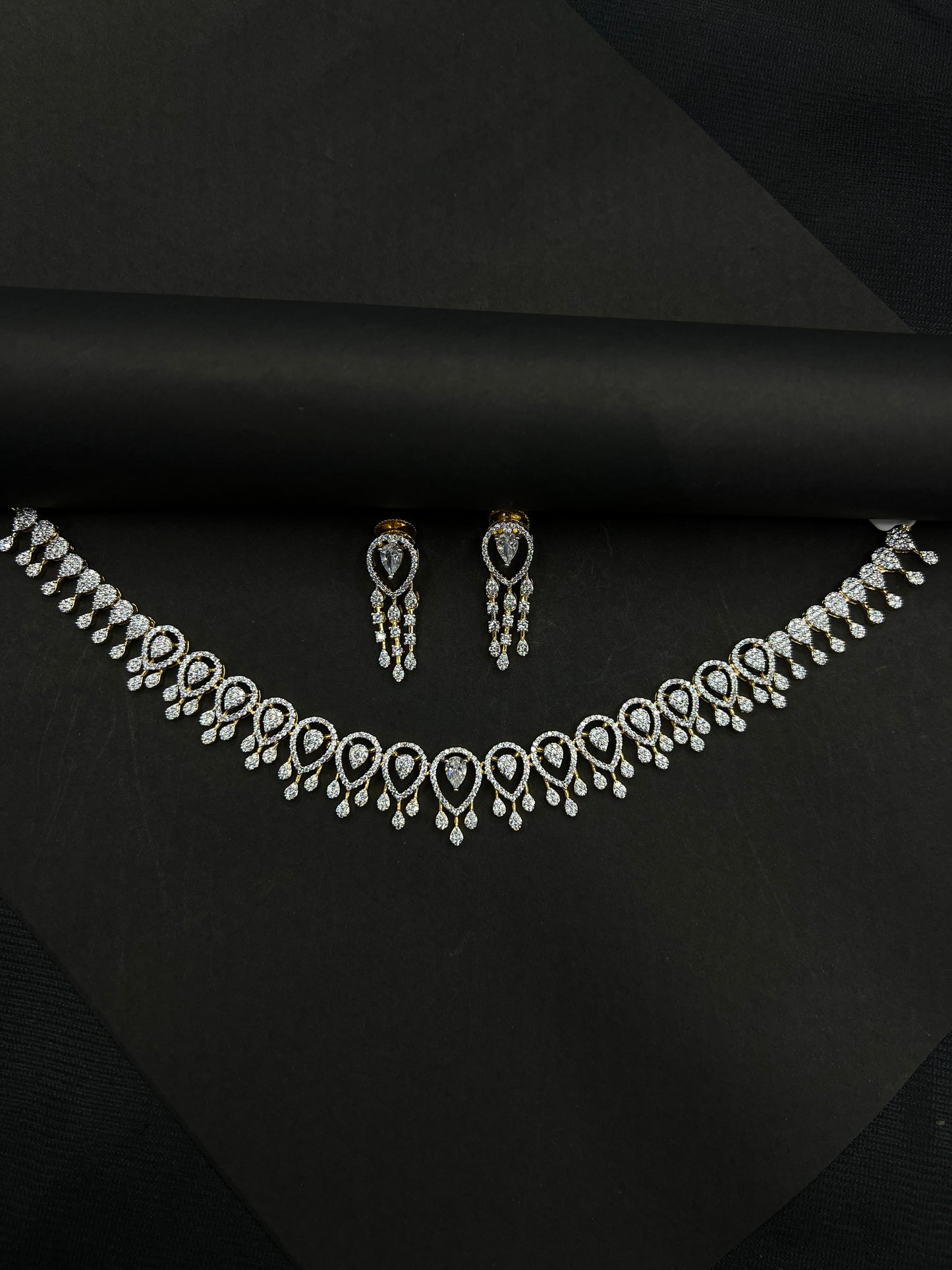 Gj Necklace and Earrings