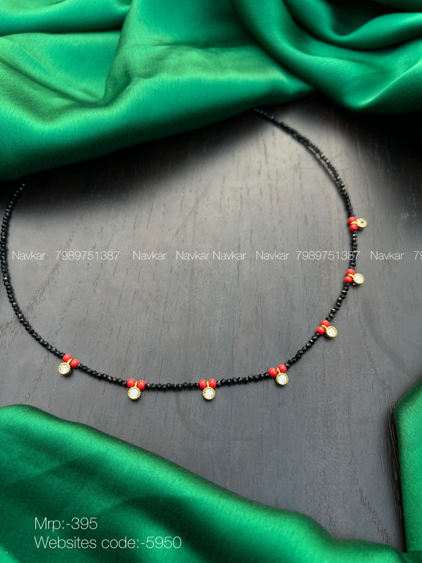 Black beads