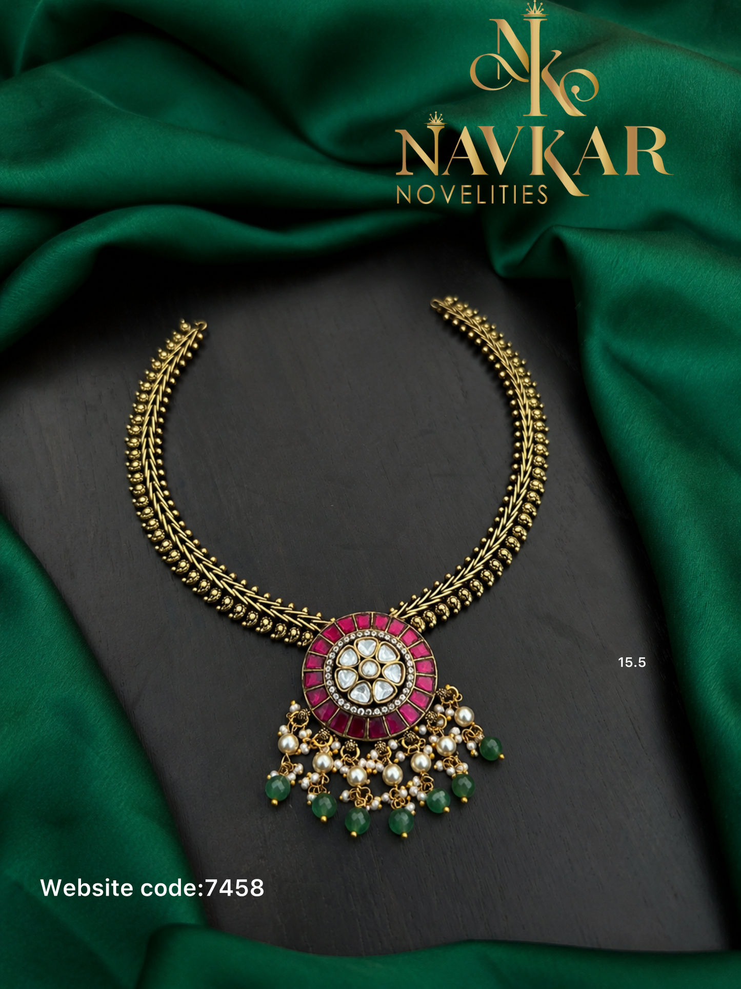 Kundan Nagshi necklace