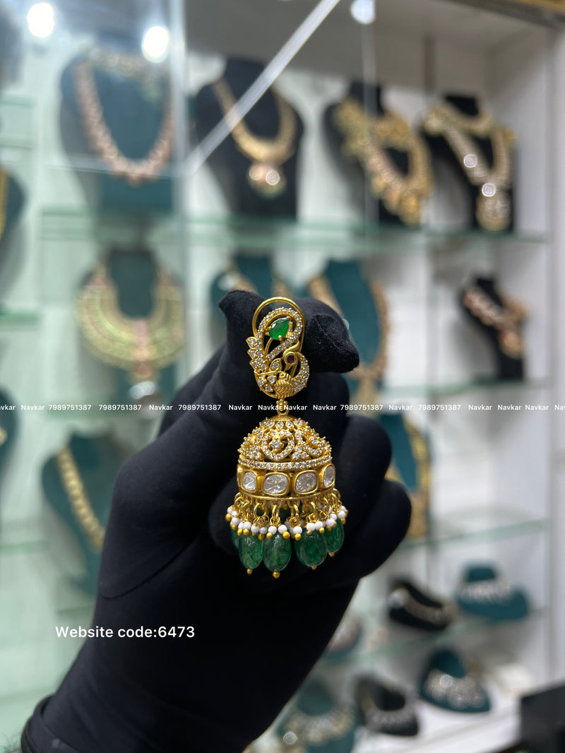 Mossonite earring