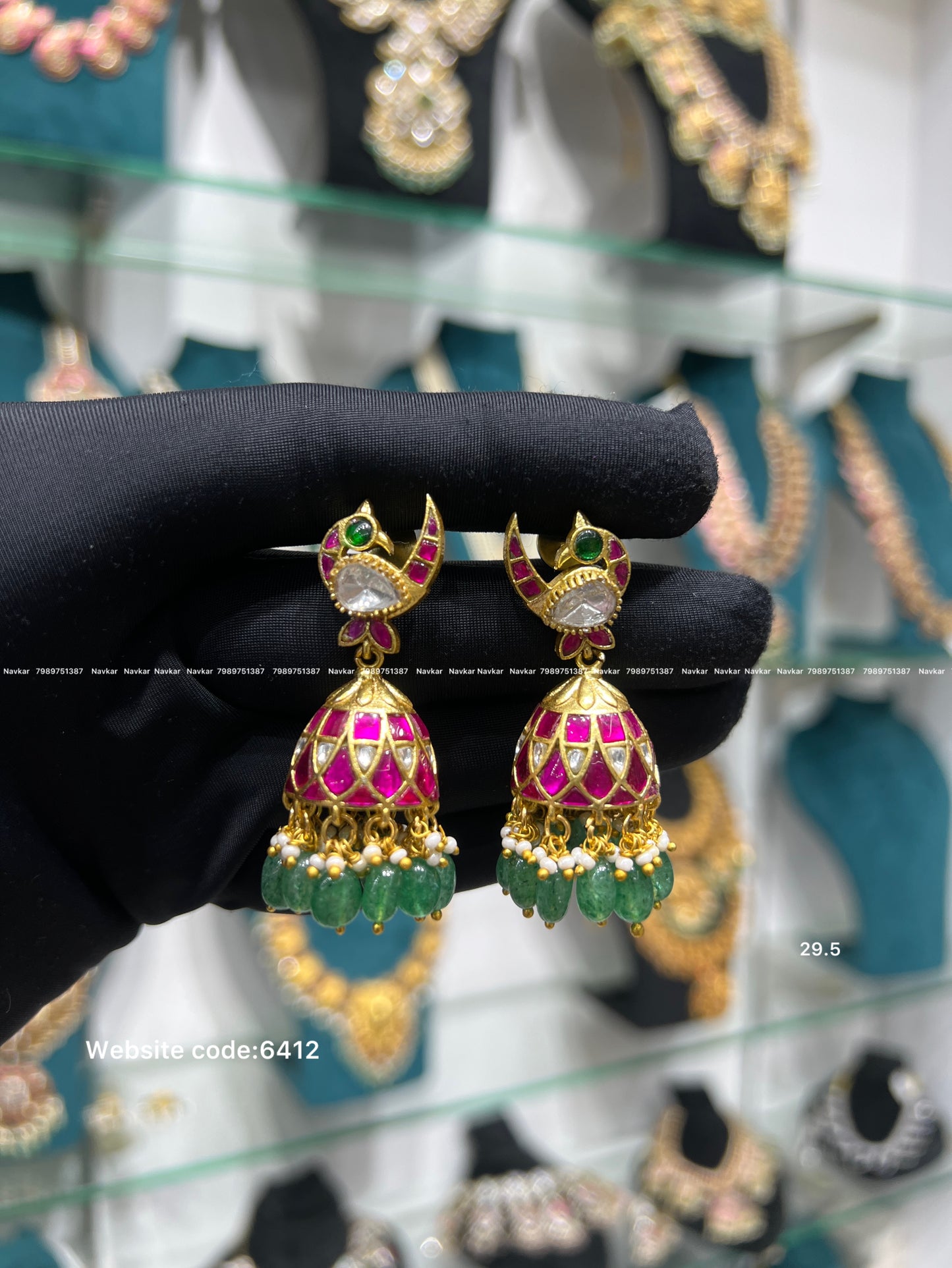 Kundan earring