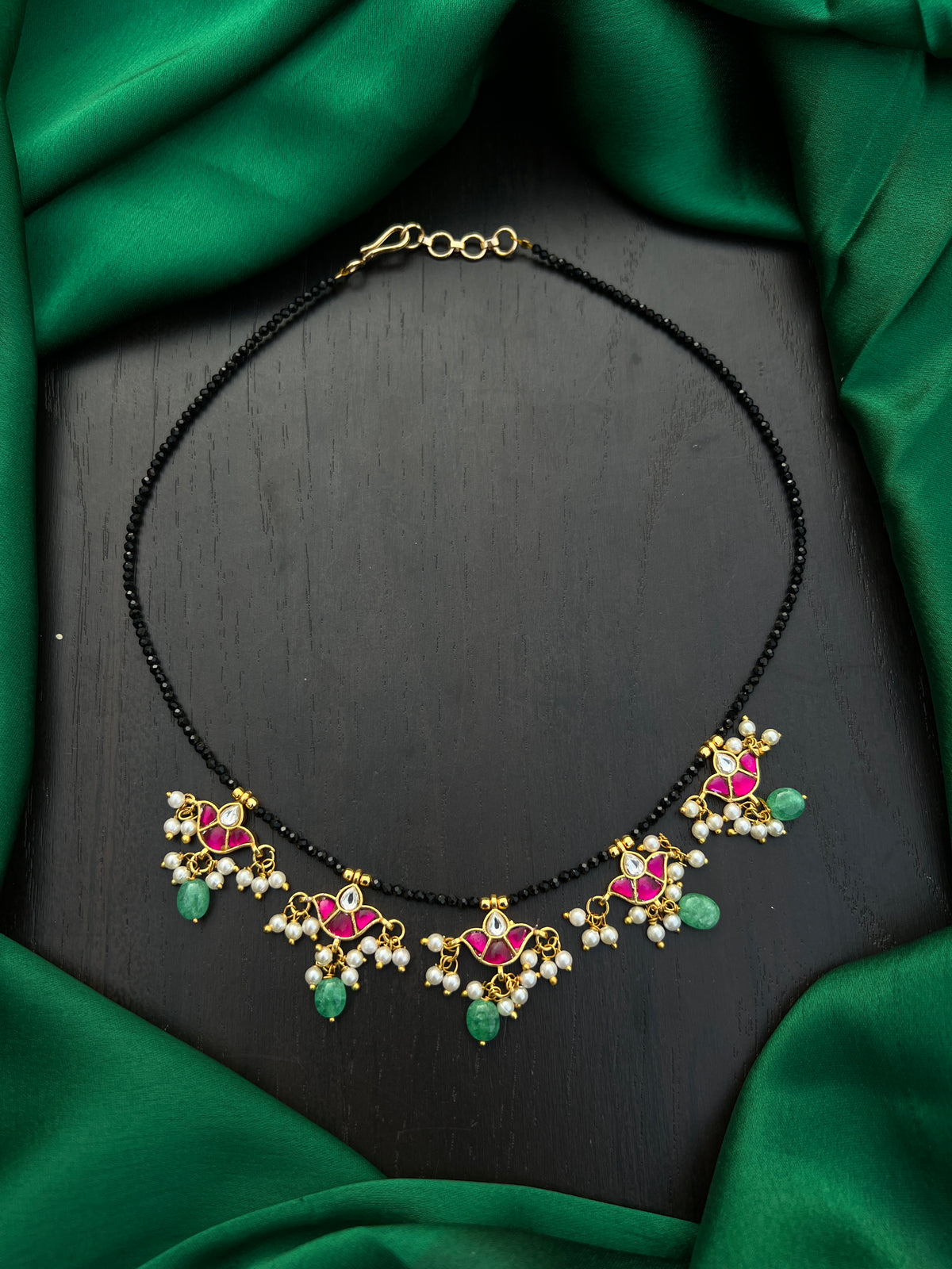 Black beads