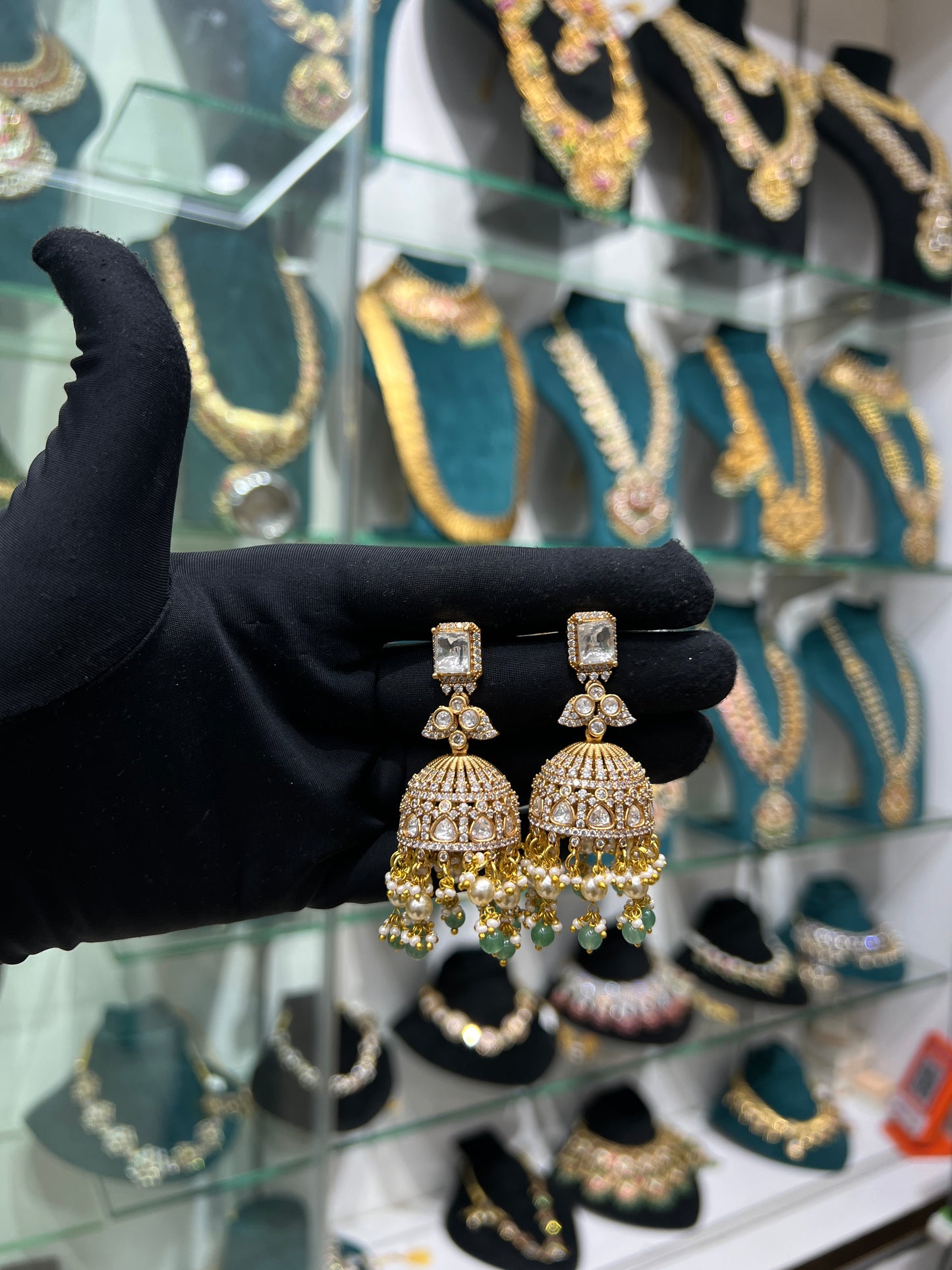 Mossonite earring