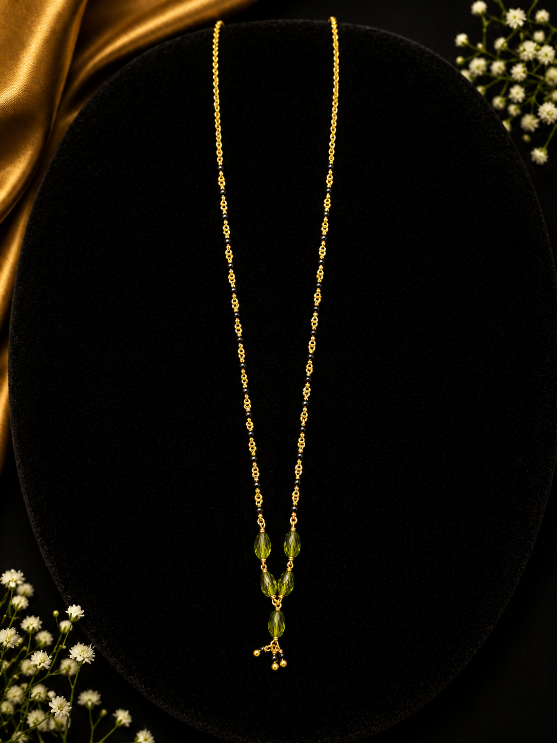 Black beads