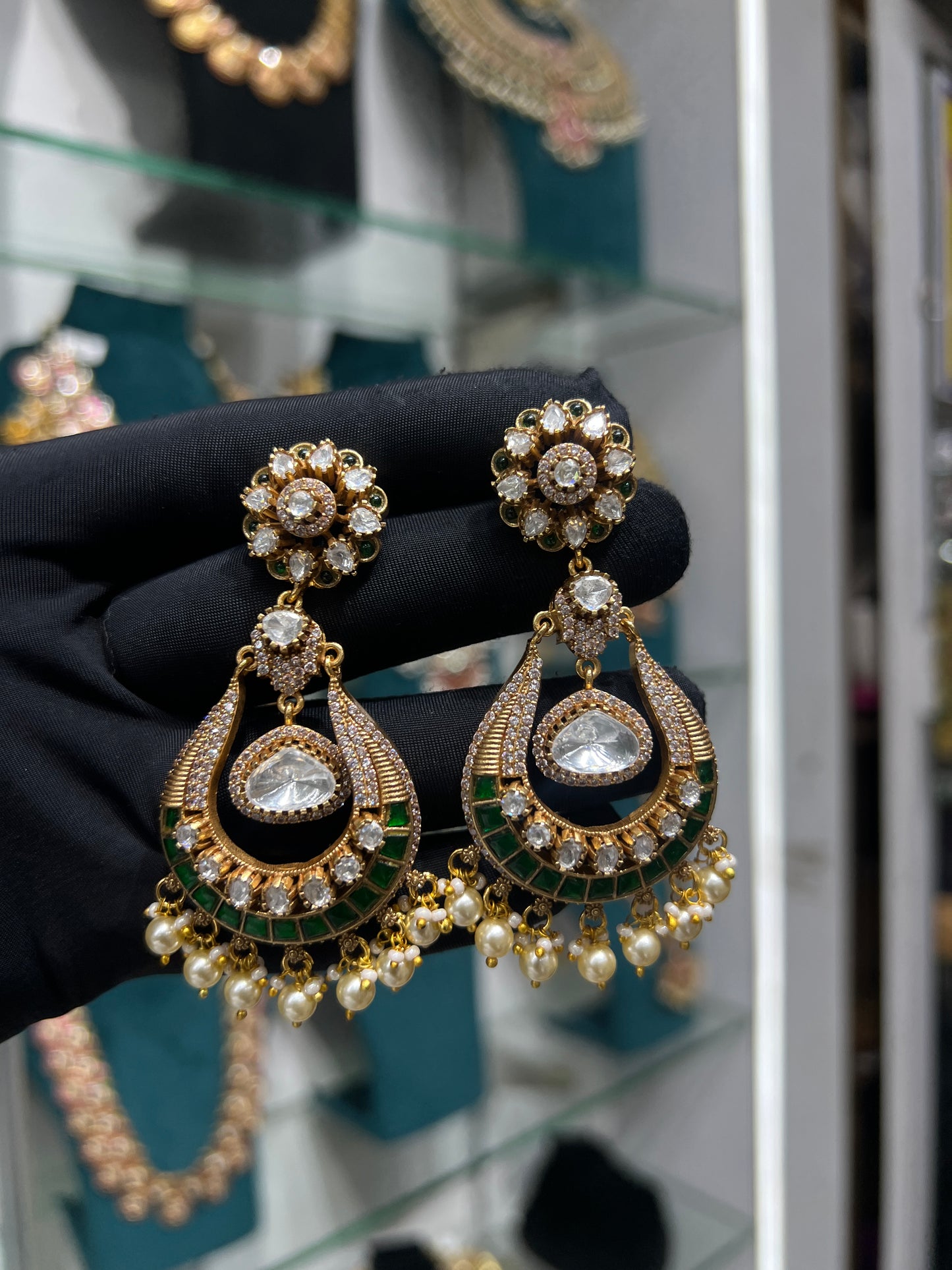 Kundan earring