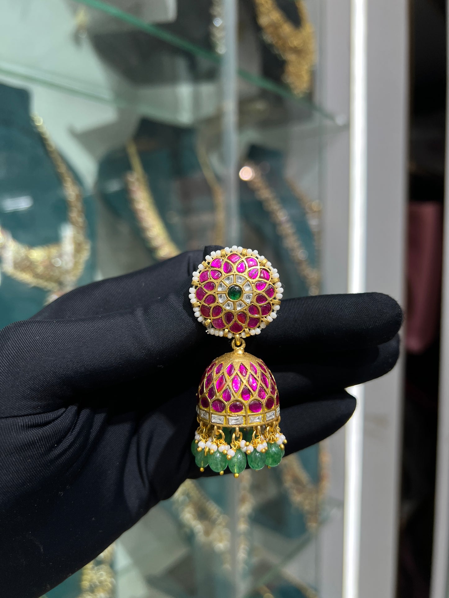 Kundan earrings