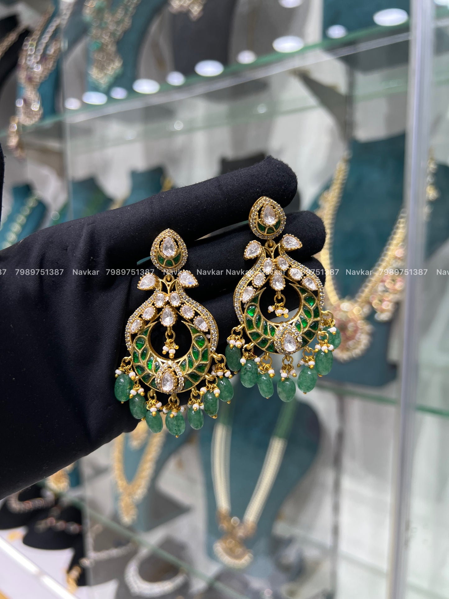 Kundan earrings