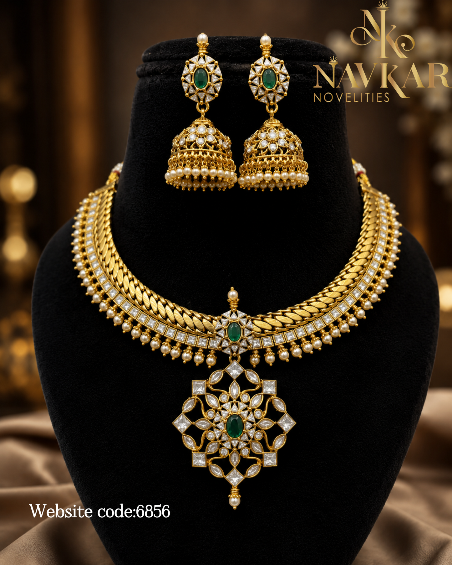 Kundan Nagshi necklace