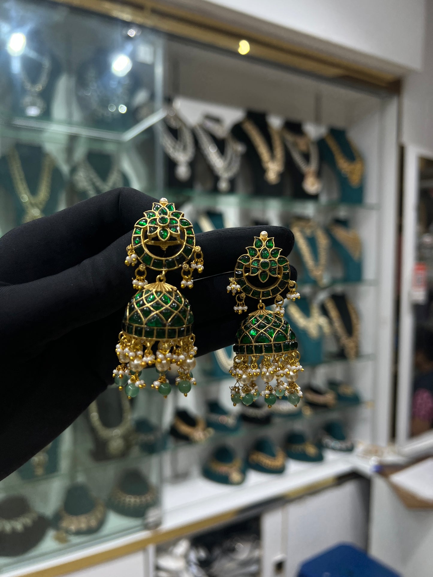 Kundan earrings