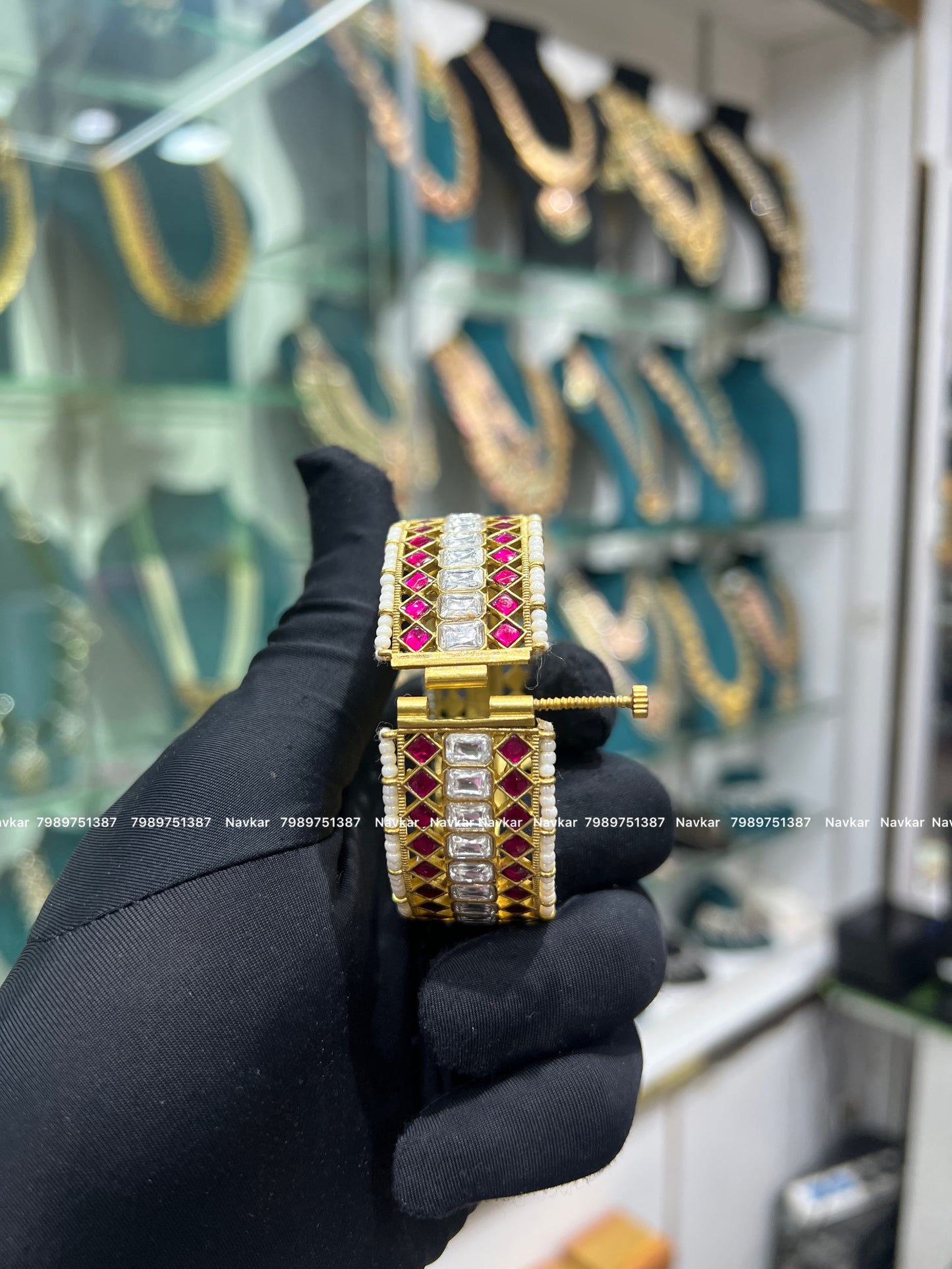 Kundan bangle