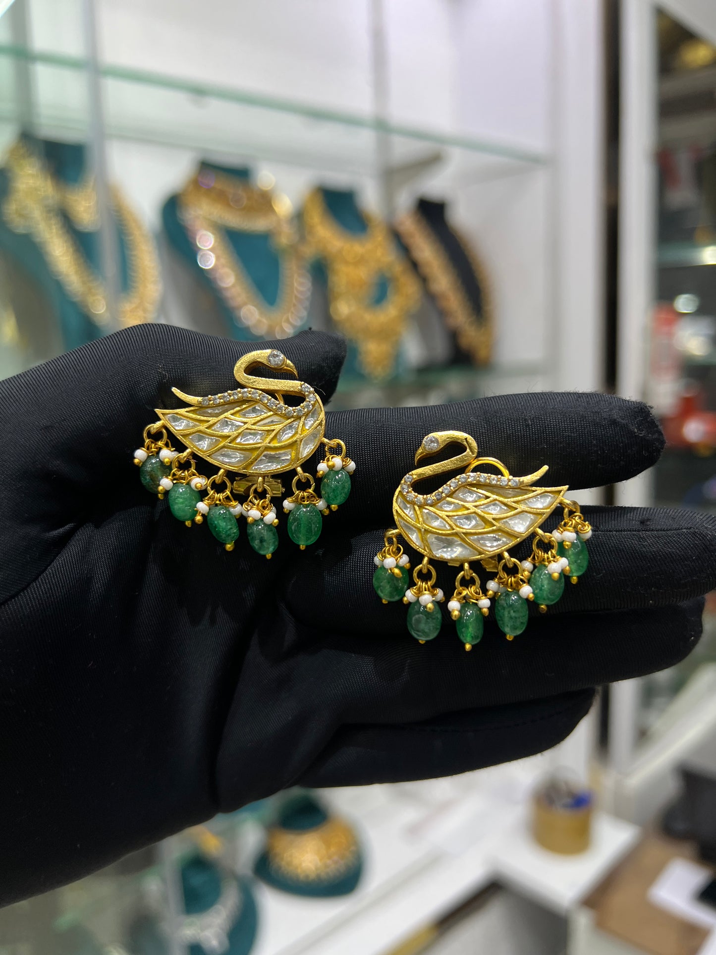 Kundan earrings
