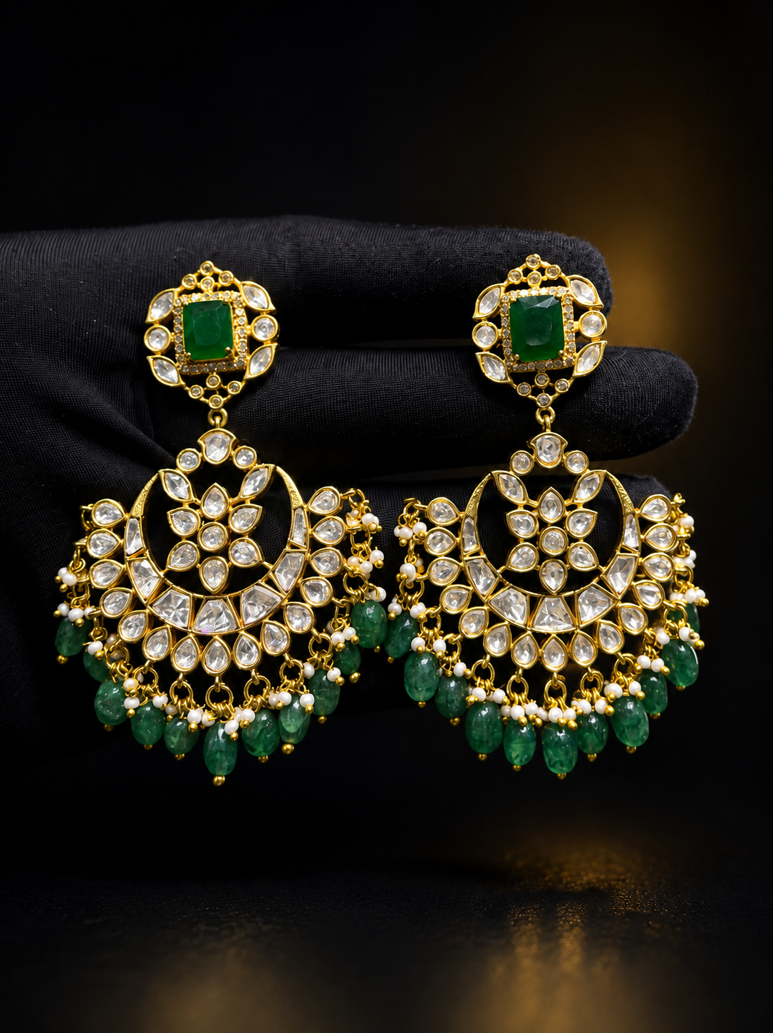 Mossonite earring