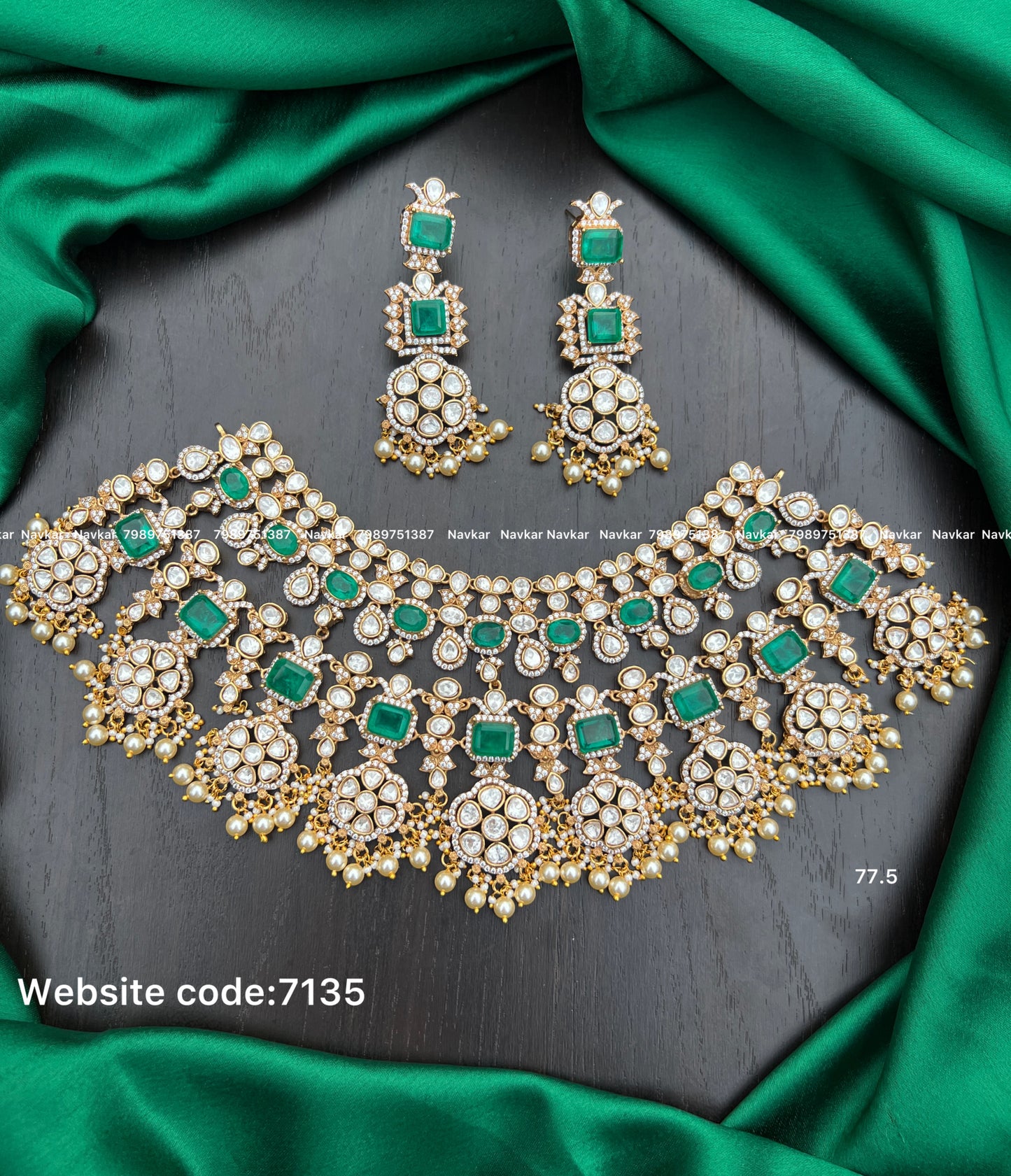 Mossonite necklace