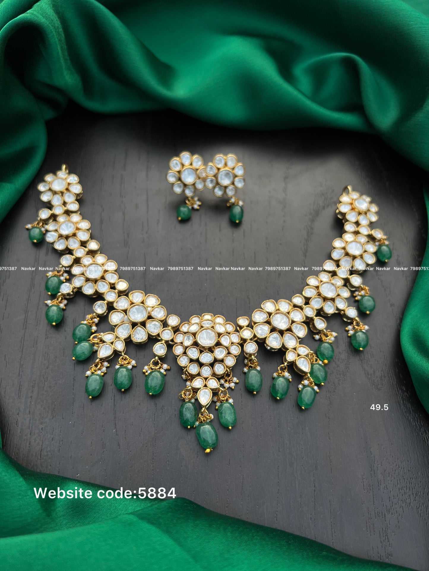 Mossonite necklace