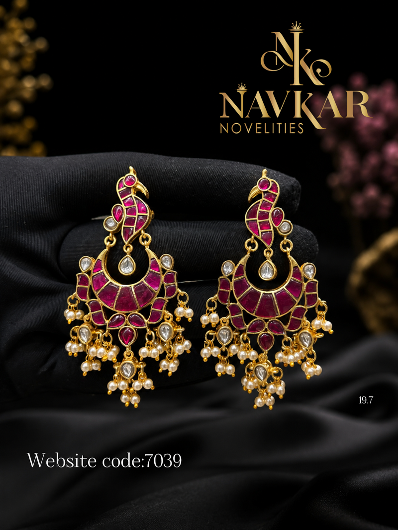 Kundan earring